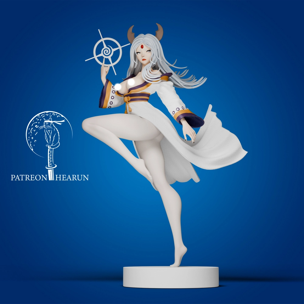 Kaguya Otsutsuki — Naruto 3D printable STL model