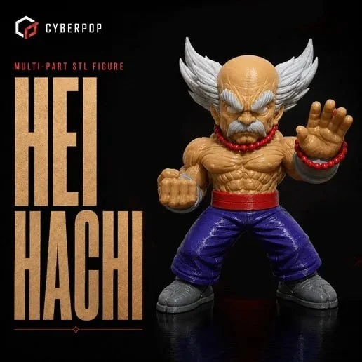 Heihachi Mishima — Tekken STL render Heihachi Mishima — Tekken 3D printable STL model