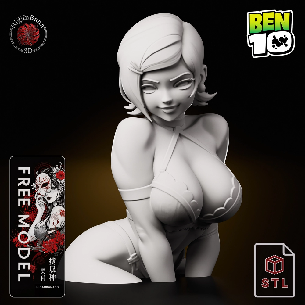 Gwen Tennyson — Ben 10 3D printable STL model