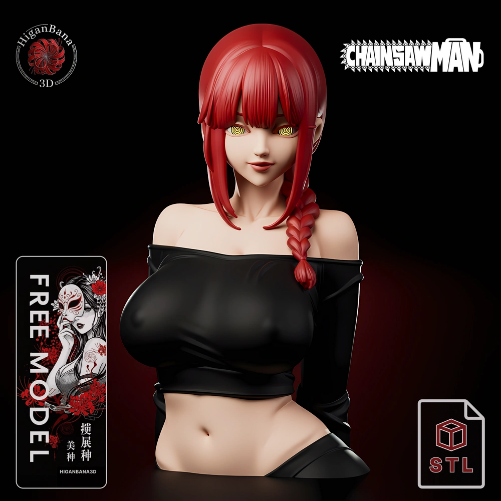 Makima — Chainsaw Man 3D printable STL model