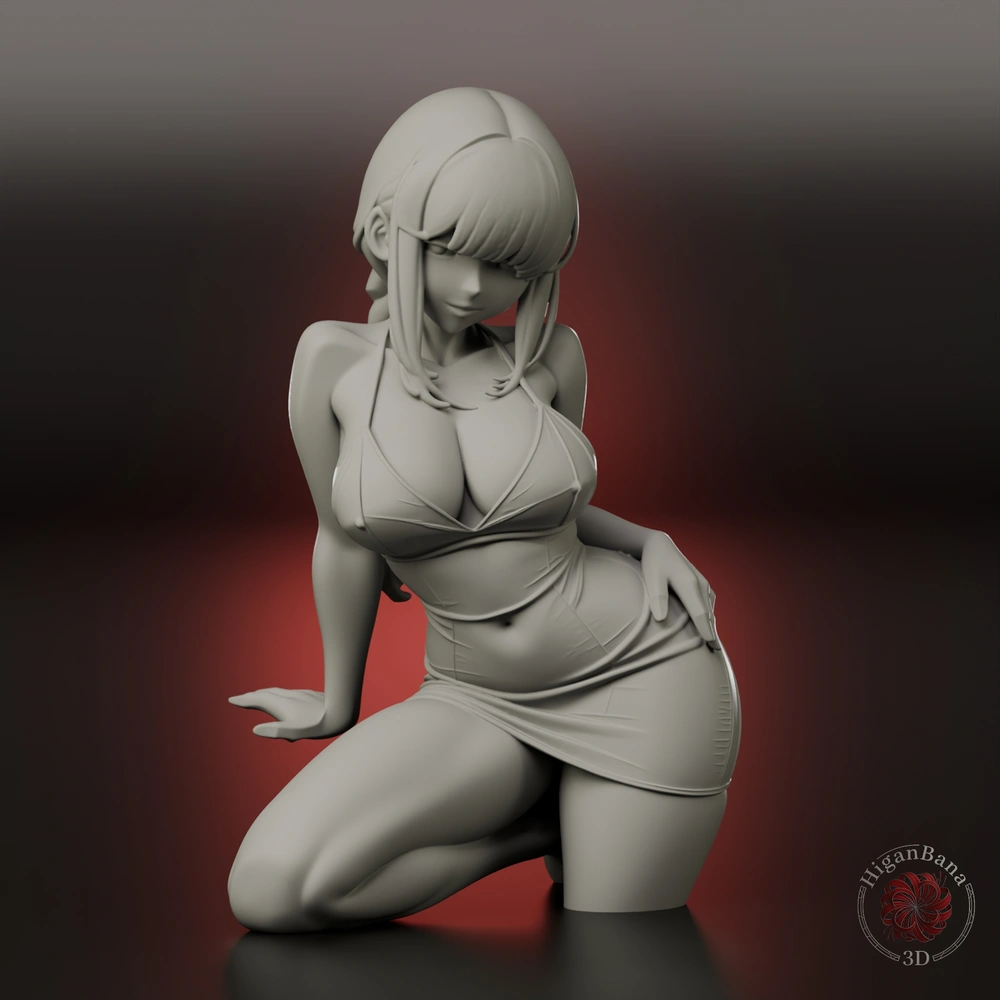Makima Dress — Chainsaw Man 3D printable STL model