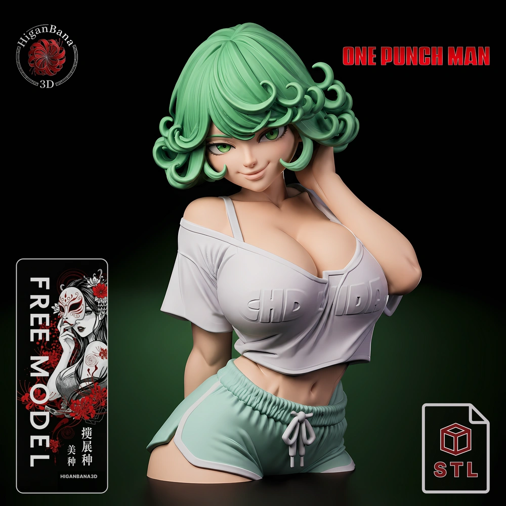 Tatsumaki — One Punch Man 3D printable STL model