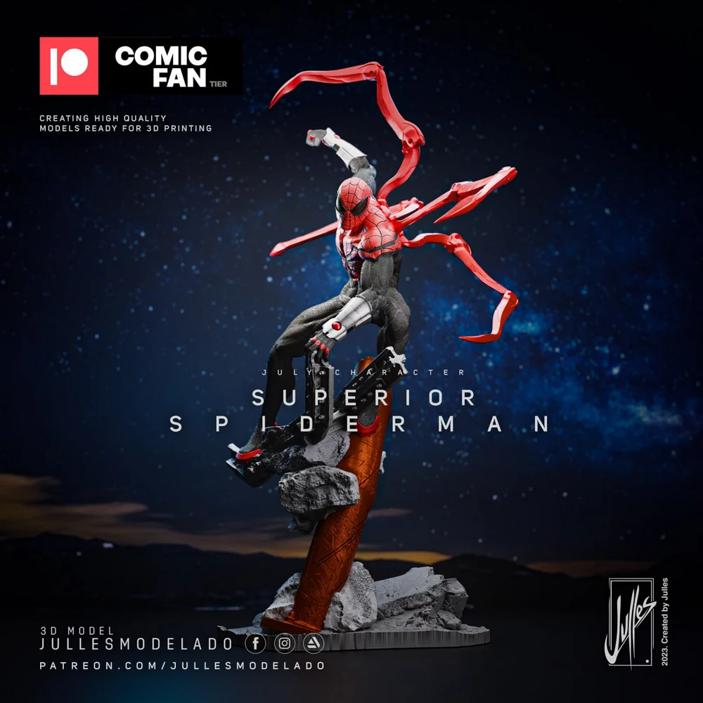 Superior Spider-Man — Marvel Comics 3D printable STL model
