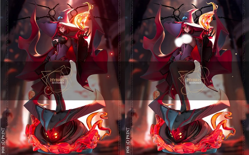 Konoe A. Mercury — BlazBlue STL render Konoe A. Mercury — BlazBlue 3D printable STL model