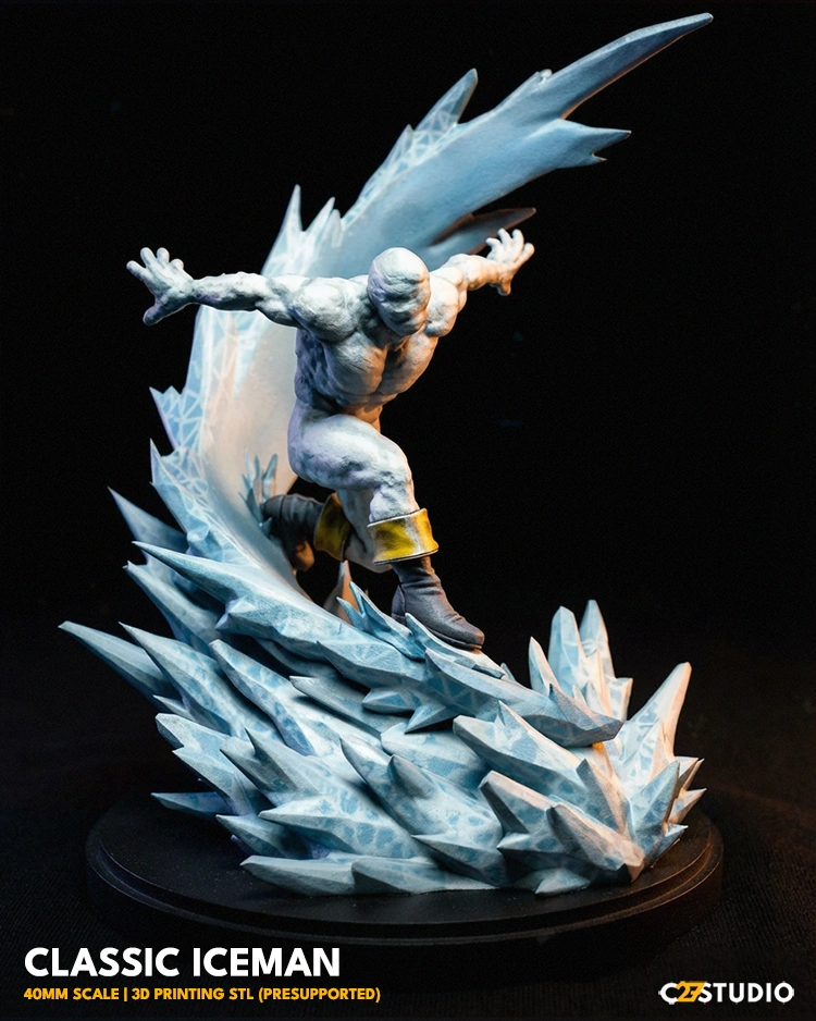 Iceman — Marvel / X-Men 3D printable STL model