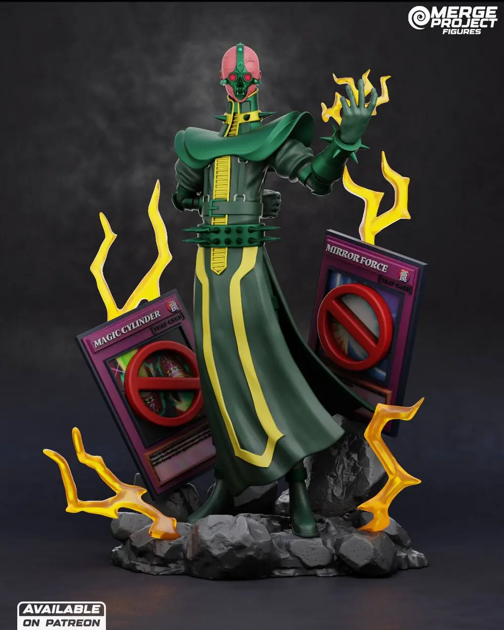 Jinzo — Yu-Gi-Oh! STL render Jinzo — Yu-Gi-Oh! 3D printable STL model