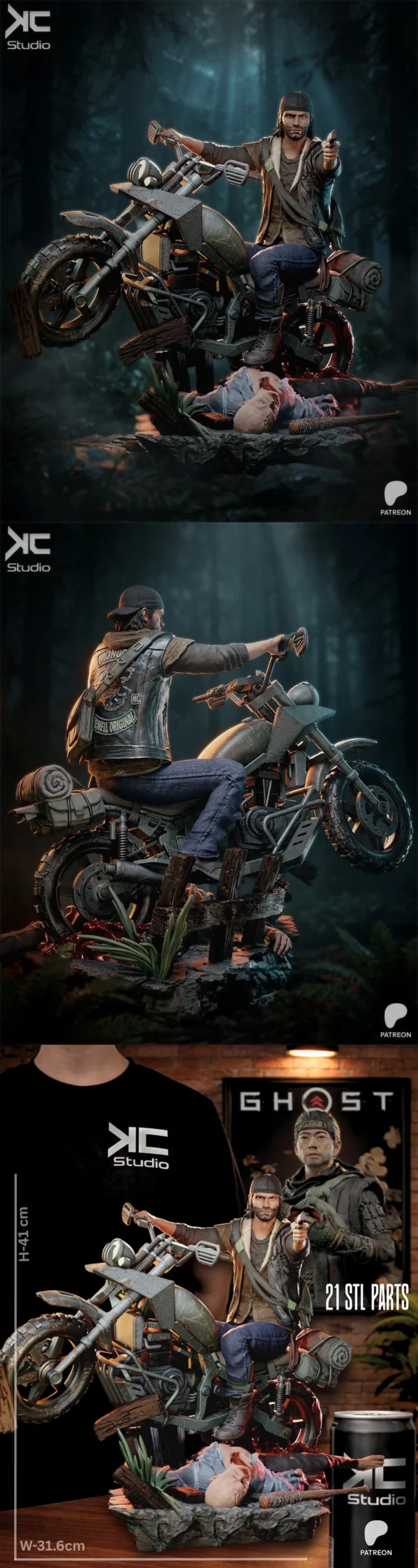 Deacon St. John — Days Gone 3D printable STL model