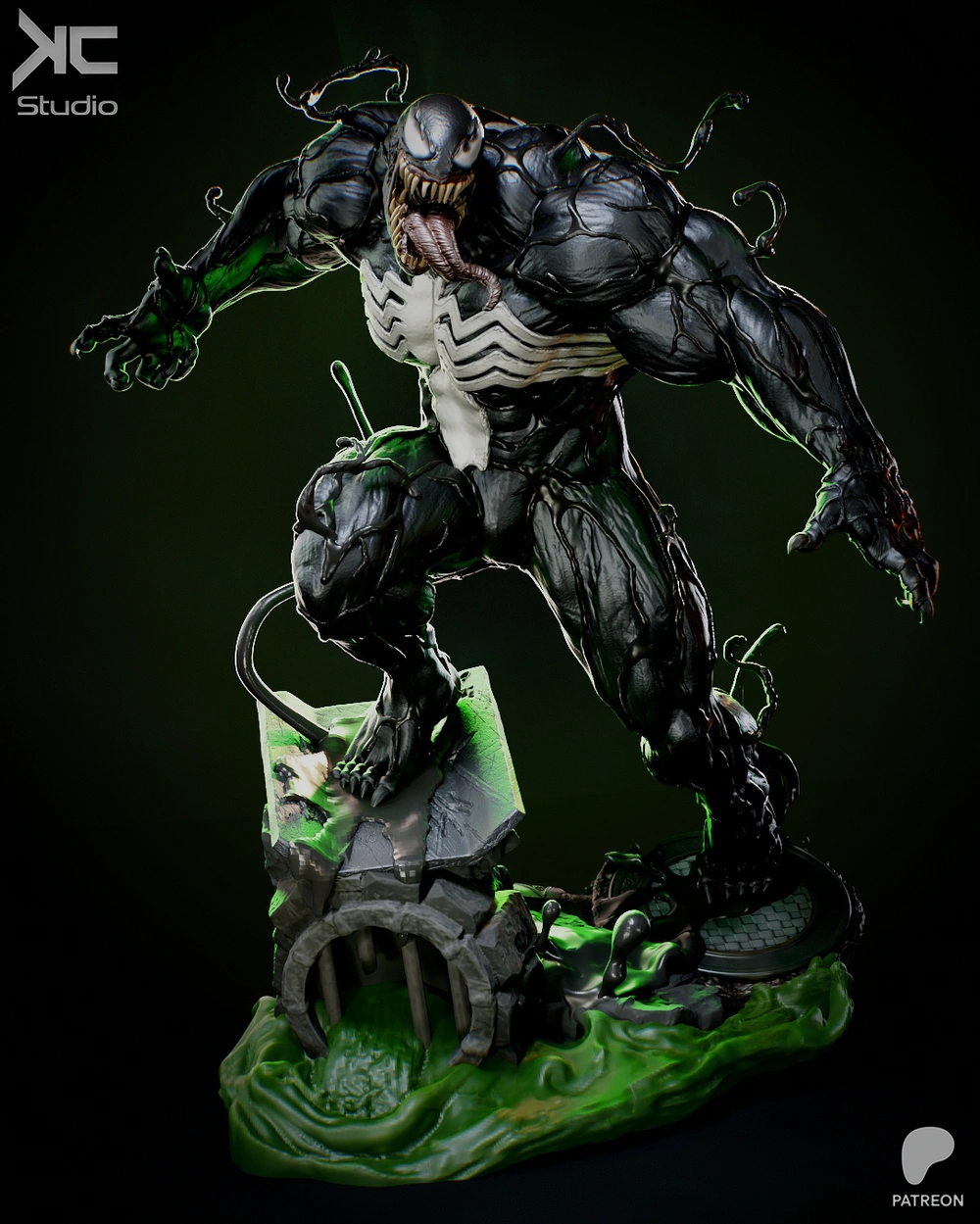 The Symbiote — Marvel / Spider-Man 3D printable STL model