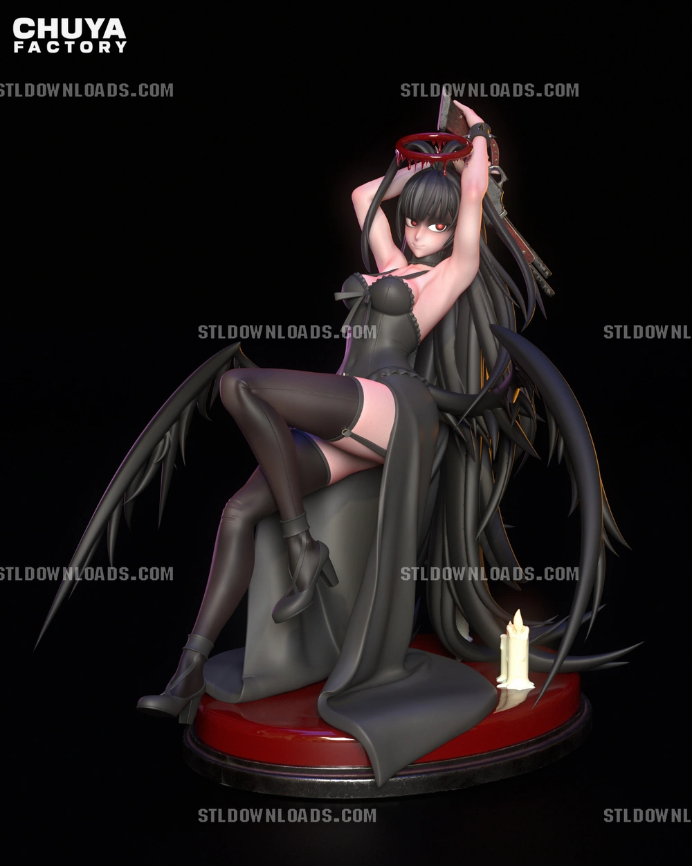 Kenzaki Tsurugi Goth — Blue Archive 3D printable STL model