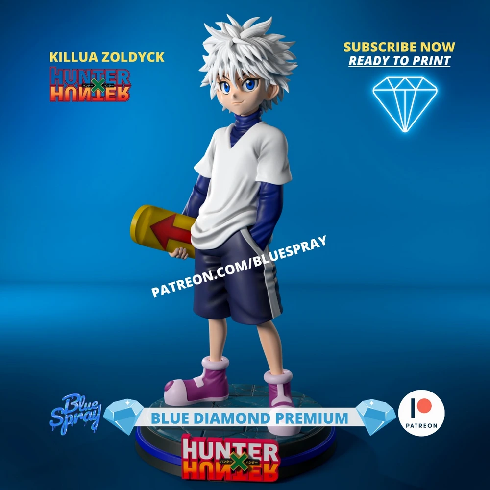 Killua Zoldyck — Hunter x Hunter 3D printable STL model