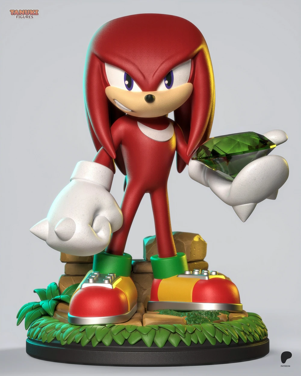 Knuckles — Sonic the Hedgehog 3D printable STL model