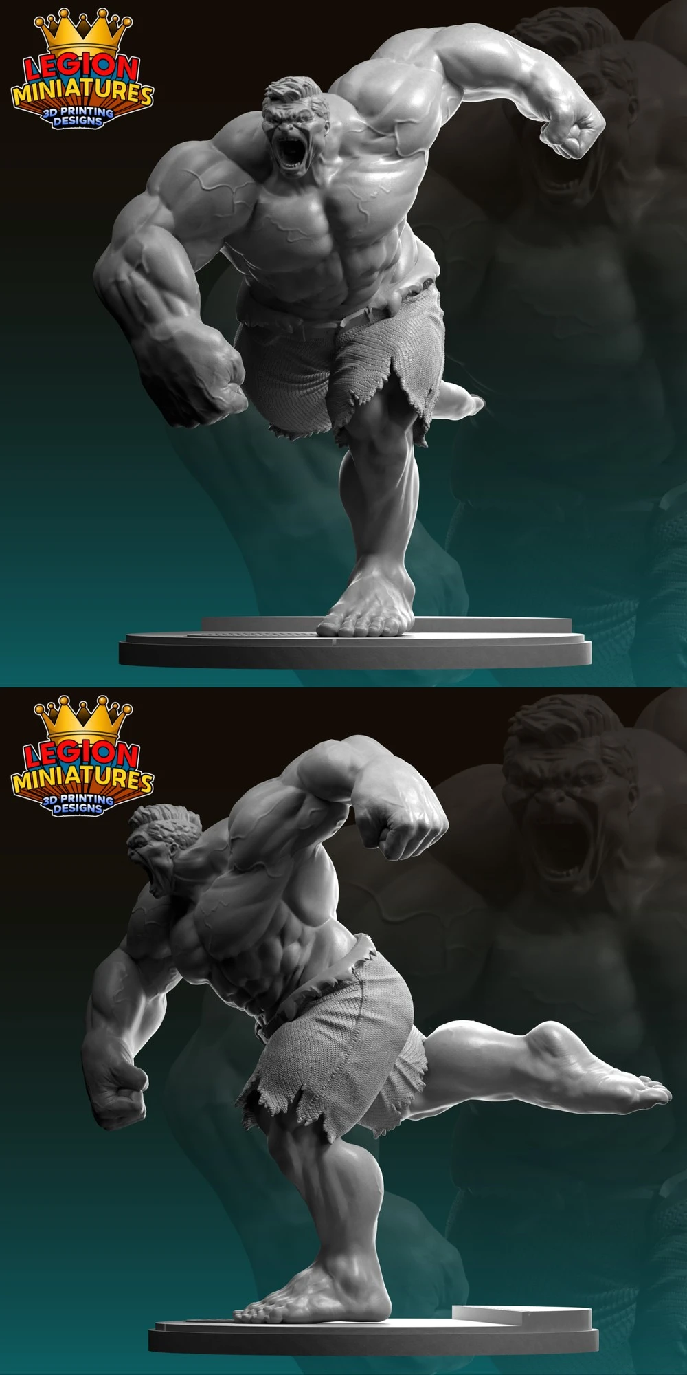 Ultimate Hulk — Marvel 3D printable STL model