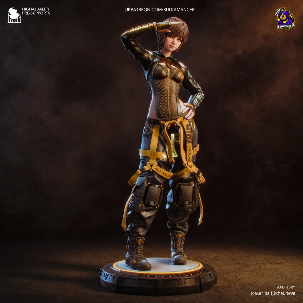 Lily Artemis II — Stellar Blade STL render Lily Artemis II — Stellar Blade 3D printable STL model