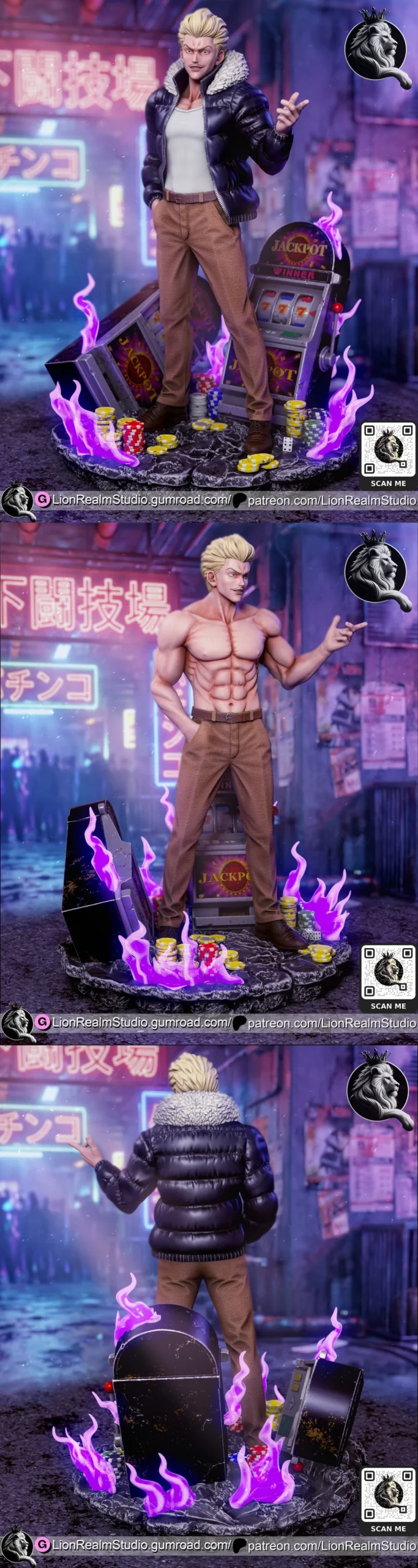 Kinji Hakari — Jujutsu Kaisen 3D printable STL model