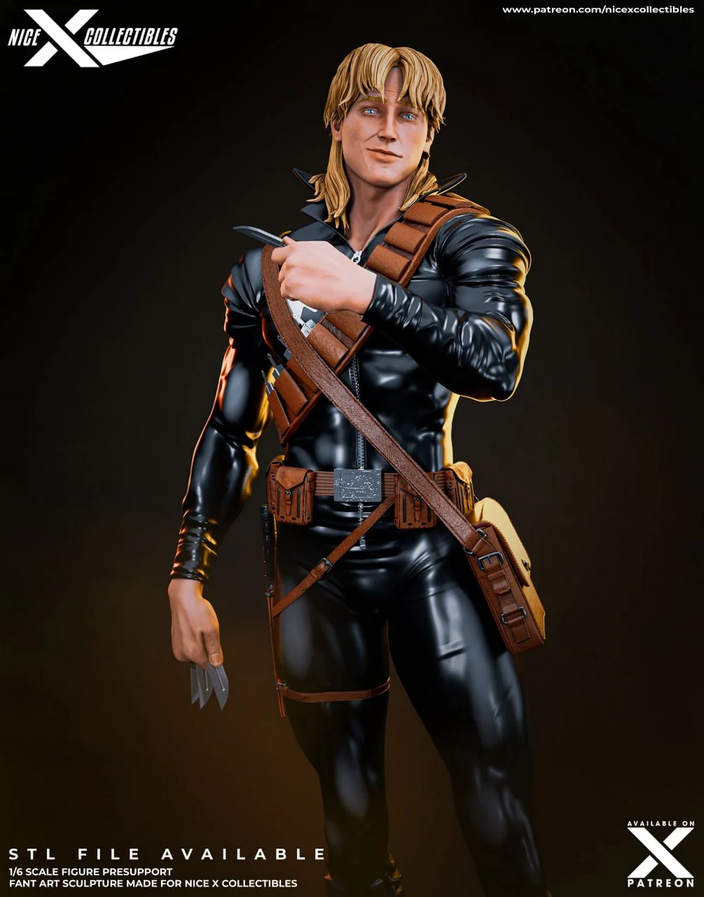 Longshot — Marvel / X-Men 3D printable STL model