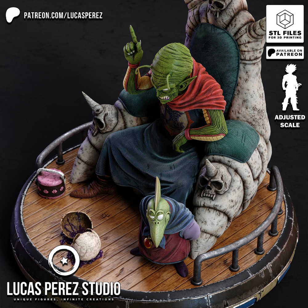 Rey Piccolo — Dragon Ball Z 3D printable STL model