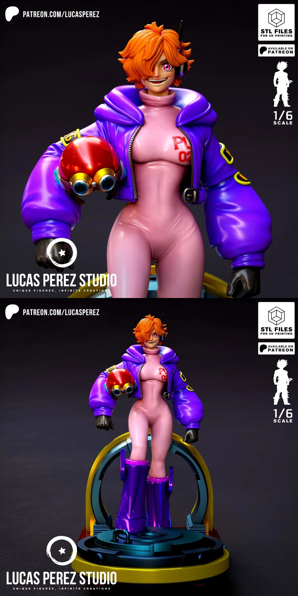 Lilith Vegapunk — One Piece 3D printable STL model