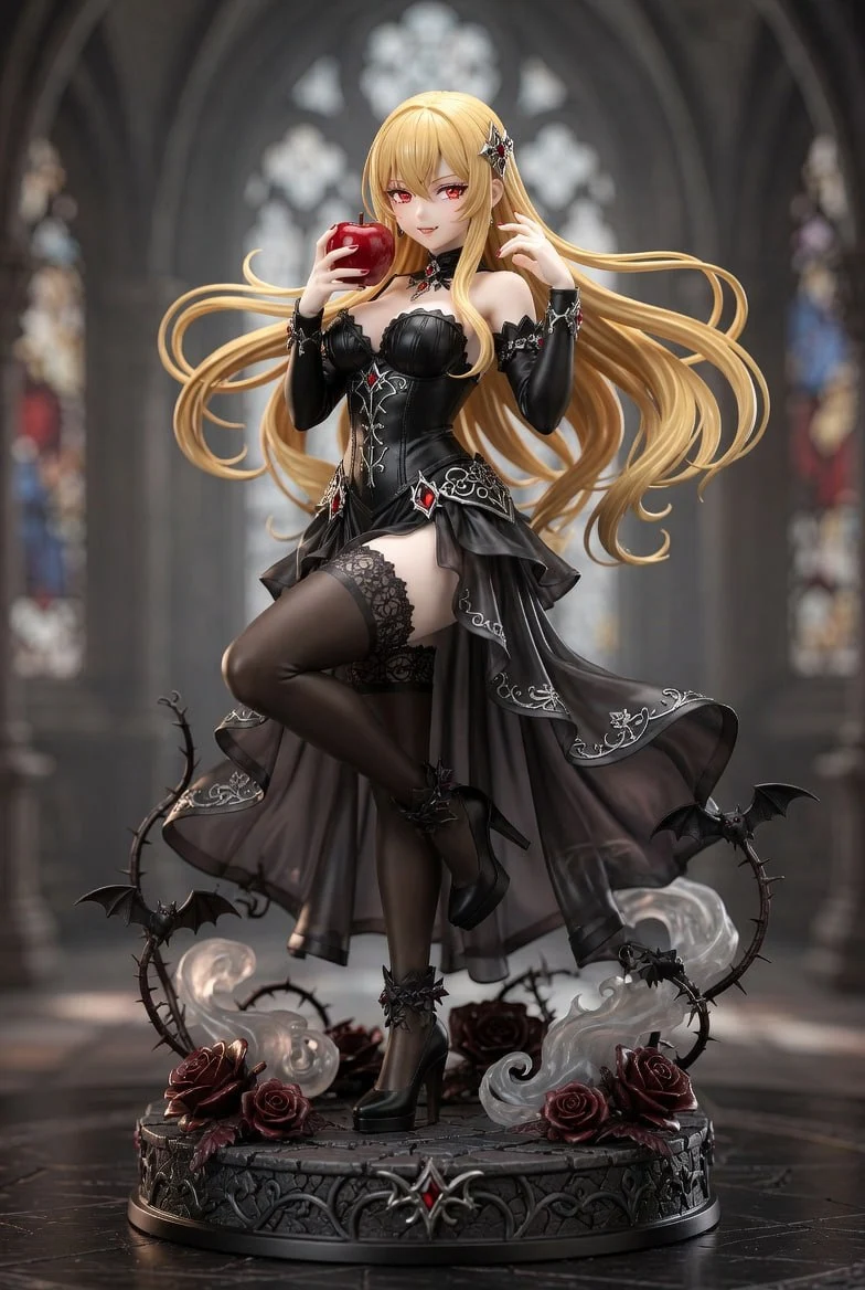 Lucia Vampire Lady 3D printable STL model