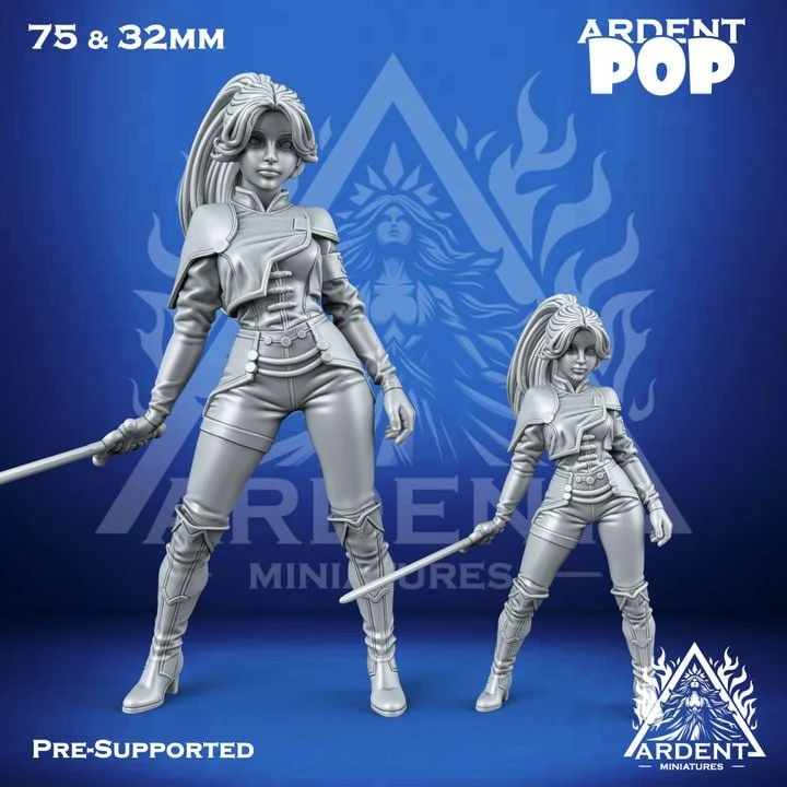 Maelle — Expedition 33 STL render Maelle — Expedition 33 3D printable STL model