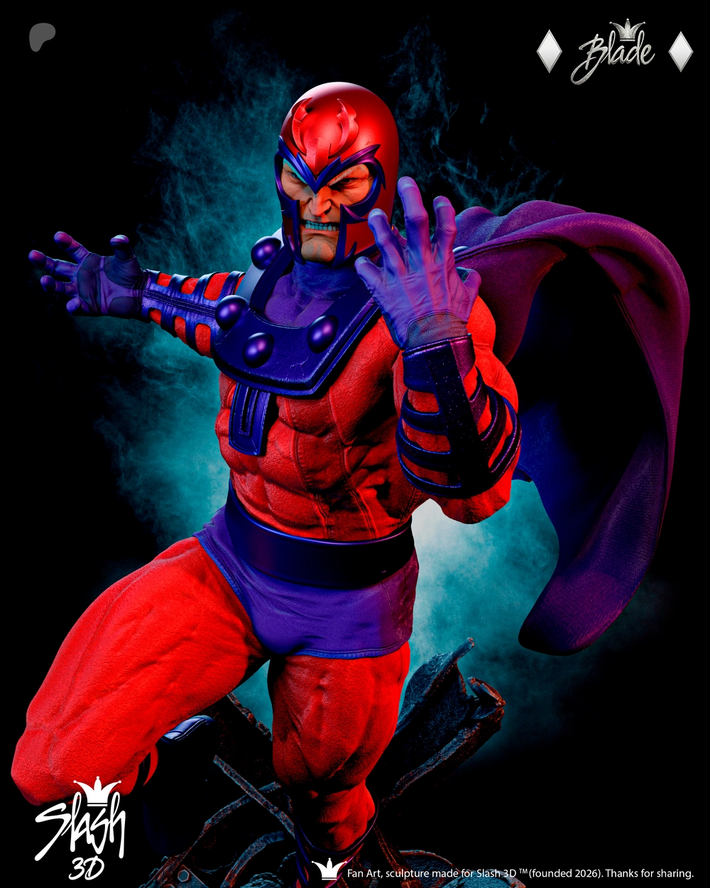 Magneto — Marvel / X-Men 3D printable STL model