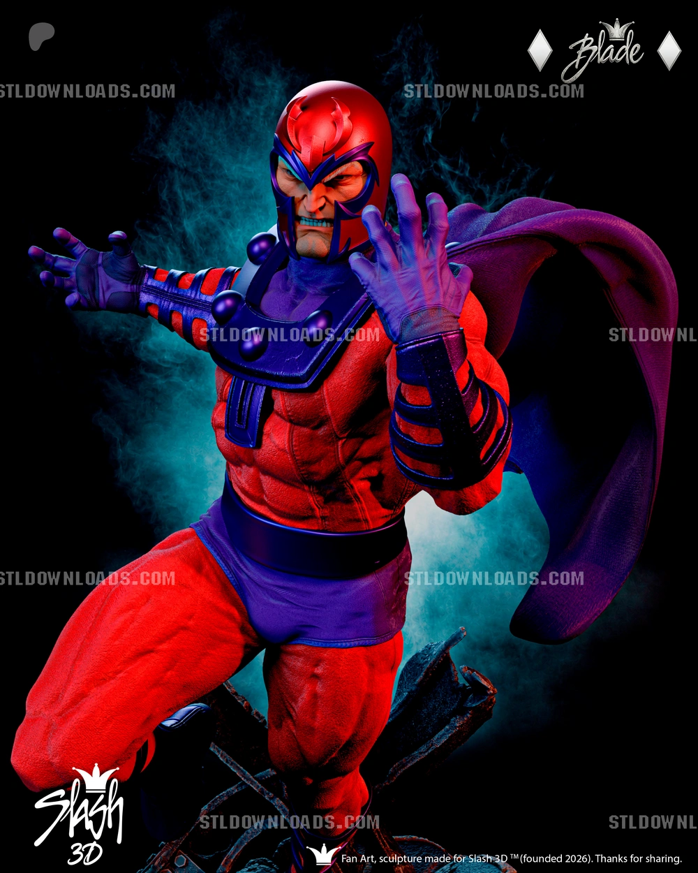 Magneto — Marvel / X-Men 3D printable STL model