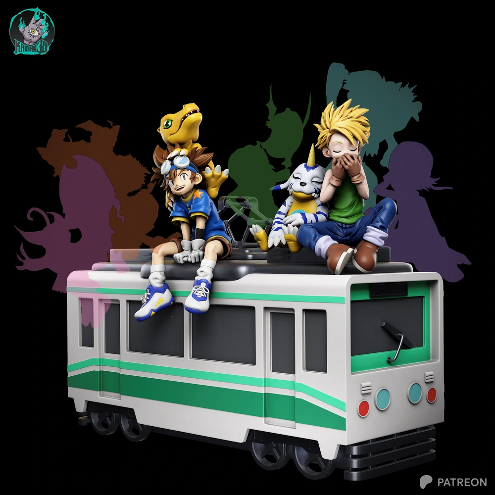 Matt x Gabumon — Digimon 3D printable STL model
