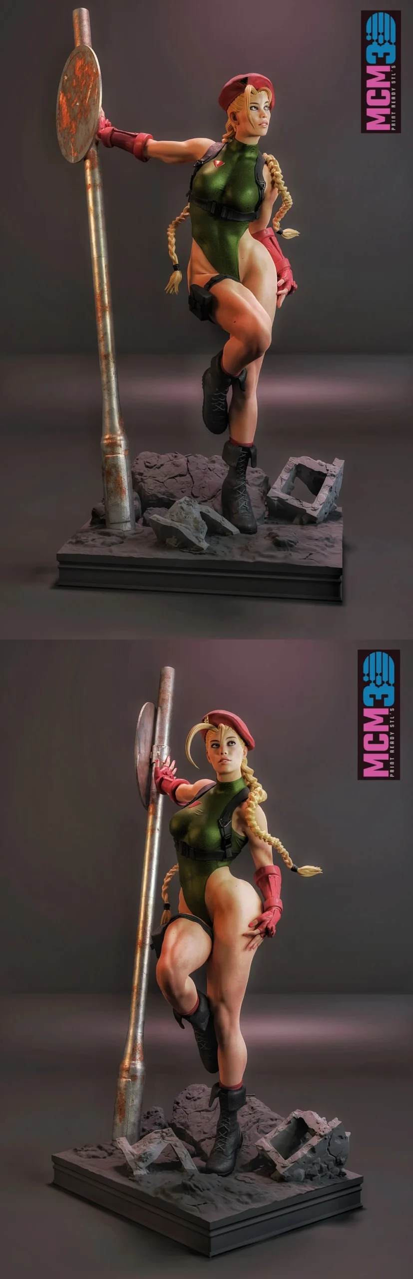 Cammy — Street Fighter 3D printable STL model