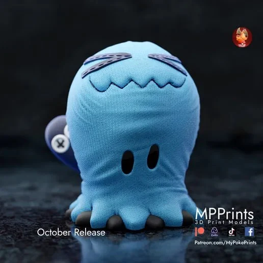 Mimikyu & Wobbuffet — Pokémon STL render Mimikyu & Wobbuffet — Pokémon 3D printable STL model