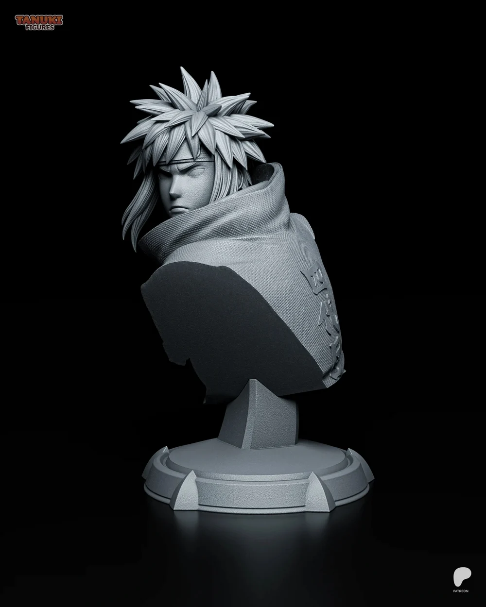 Minato Bust — Naruto 3D printable STL model