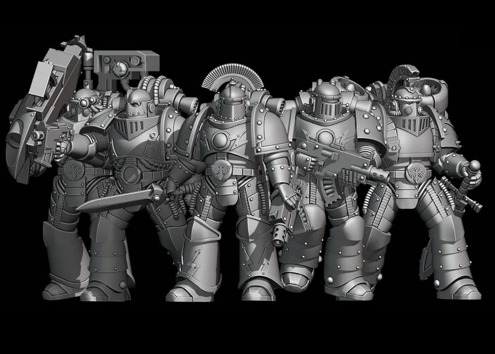 MK 4 Maximilian Armor — Warhammer 40,000 3D printable STL model