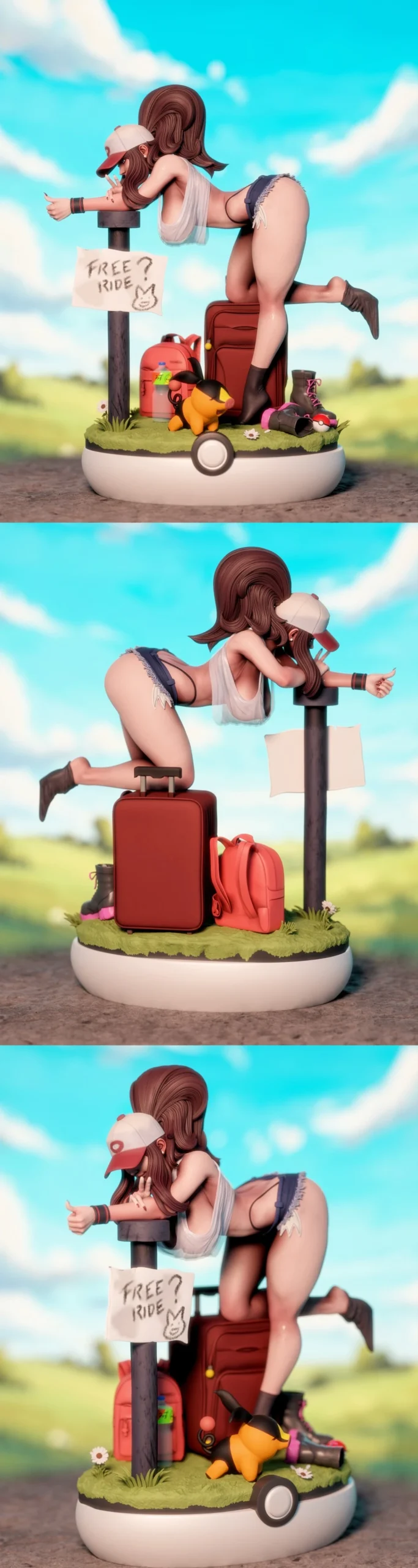 Hilda — Pokémon 3D printable STL model