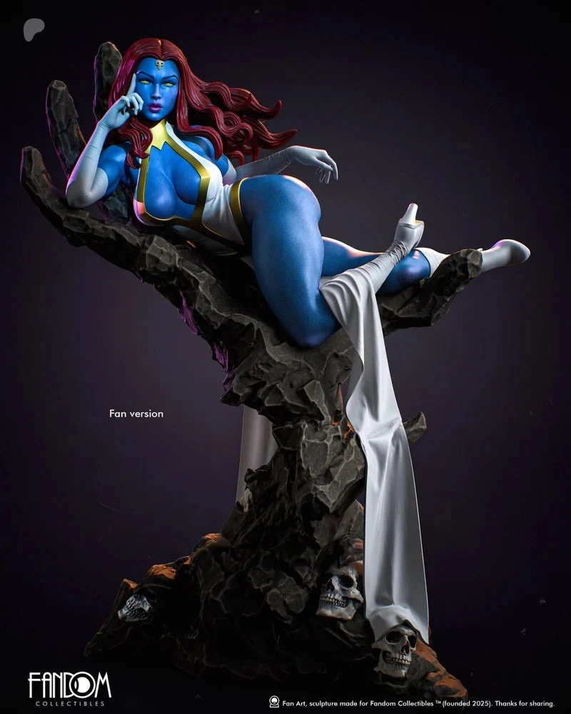 Mystique — Marvel / X-Men 3D printable STL model
