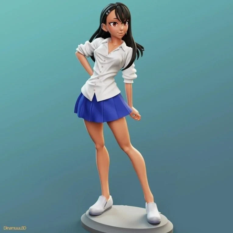 Nagatoro — Don't Toy with Me, Miss Nagatoro STL render Nagatoro — Don't Toy with Me, Miss Nagatoro 3D printable STL model
