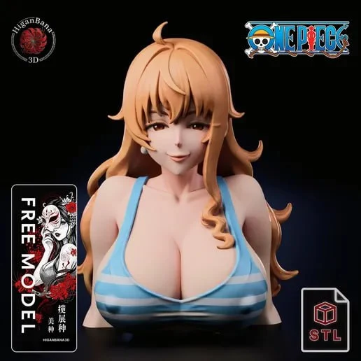Nami Bust — One Piece 3D printable STL model