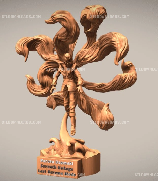 Naruto Last Kurama — Naruto 3D printable STL model