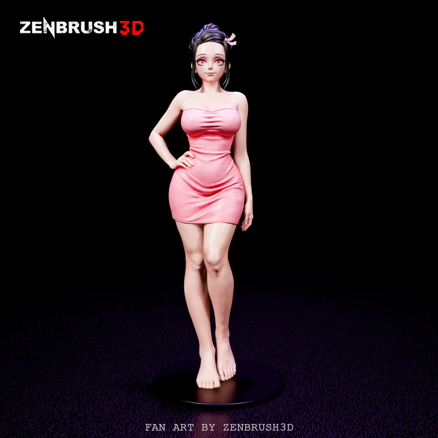 Nezuko Kamado — Demon Slayer 3D printable STL model