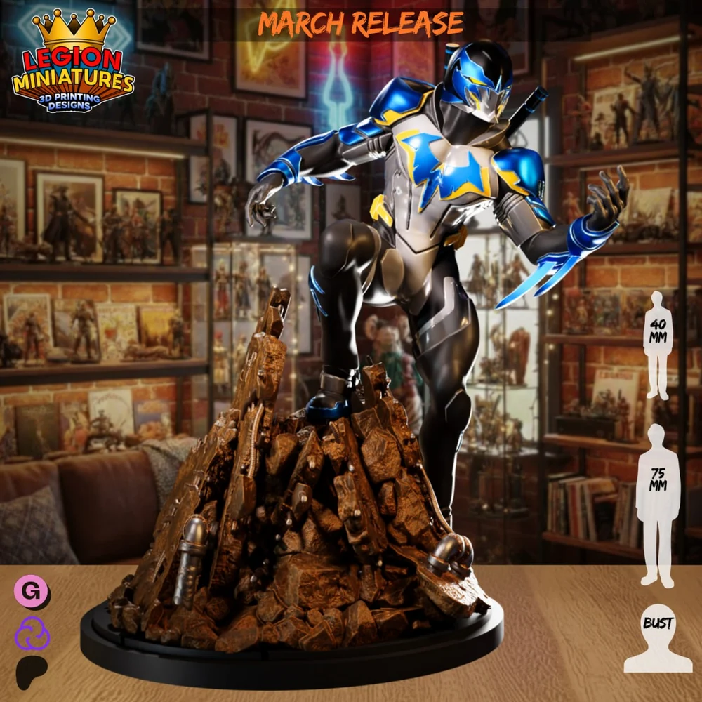 Nightwing — DC Comics 3D printable STL model