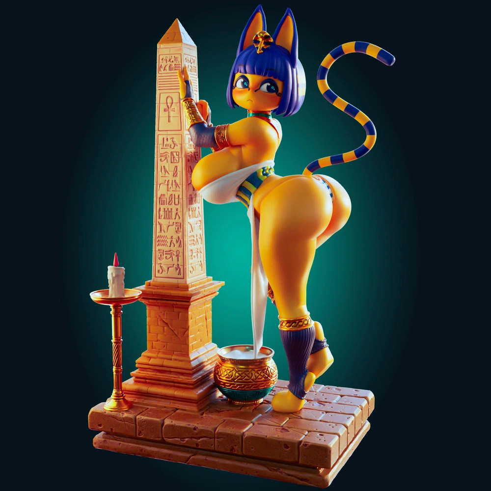 Ankha — Animal Crossing 3D printable STL model