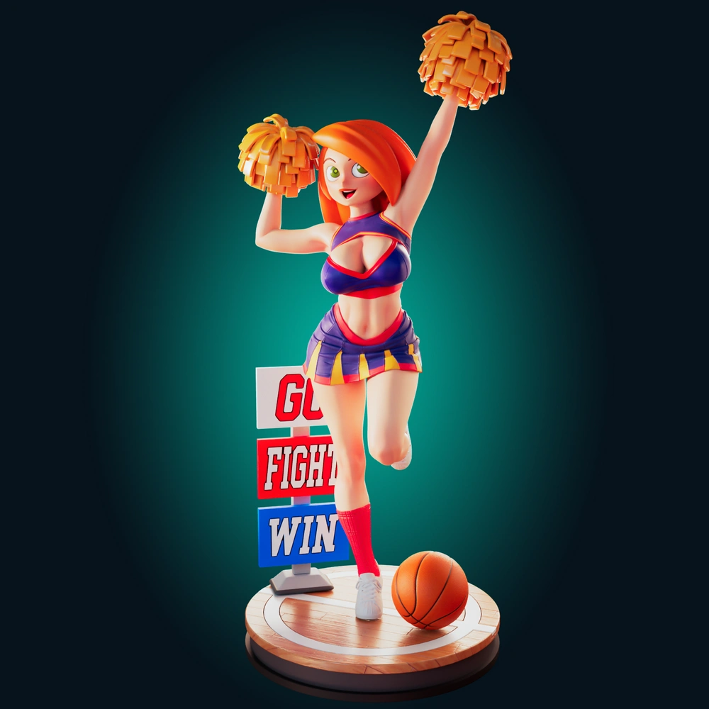 Kim Possible Cheerleader — Kim Possible 3D printable STL model