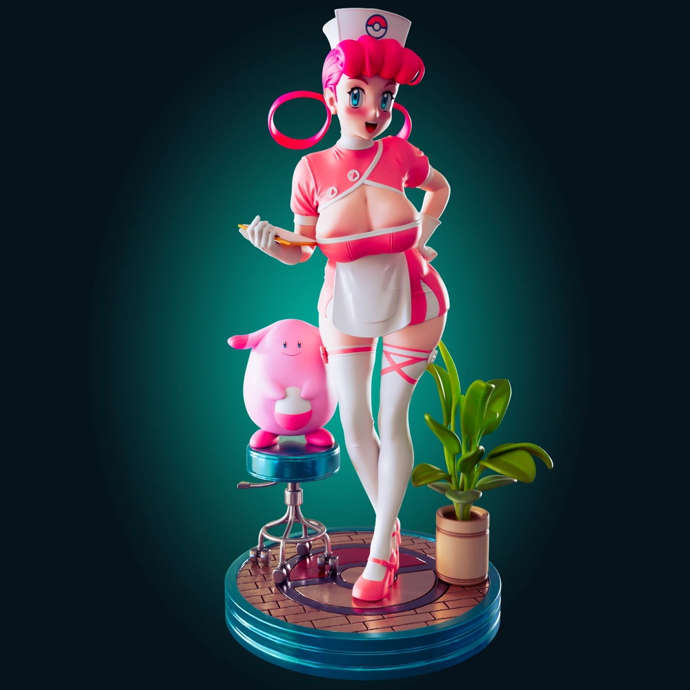 Nurse Joy — Pokémon 3D printable STL model