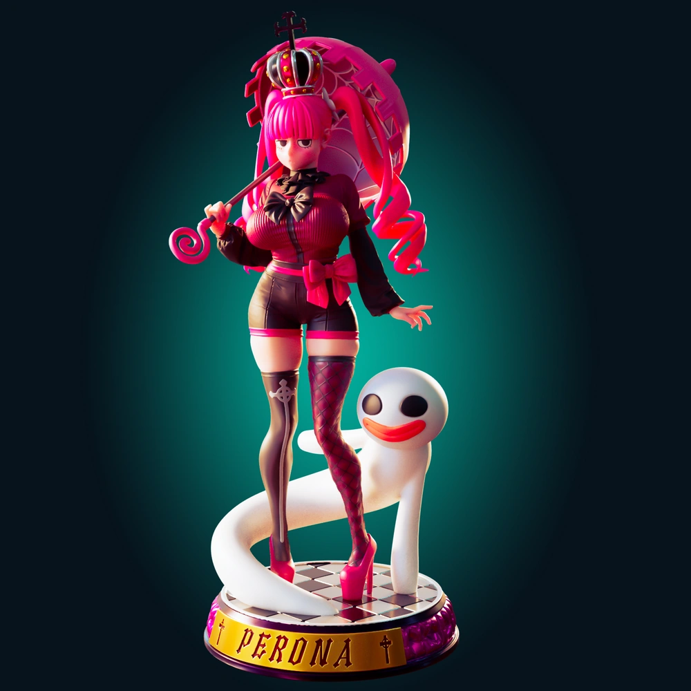 Perona — One Piece STL render Perona — One Piece 3D printable STL model