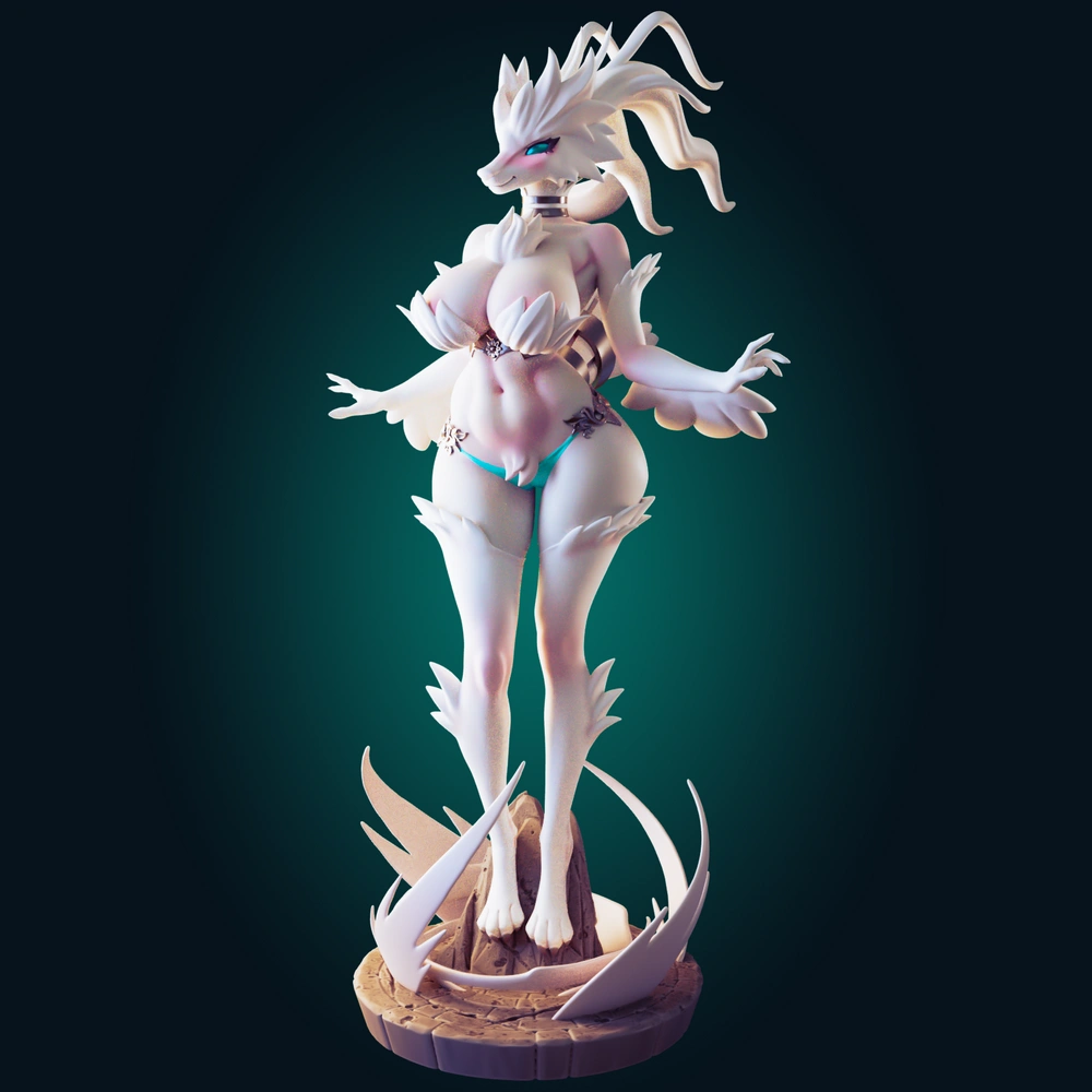 Reshiram — Pokémon 3D printable STL model
