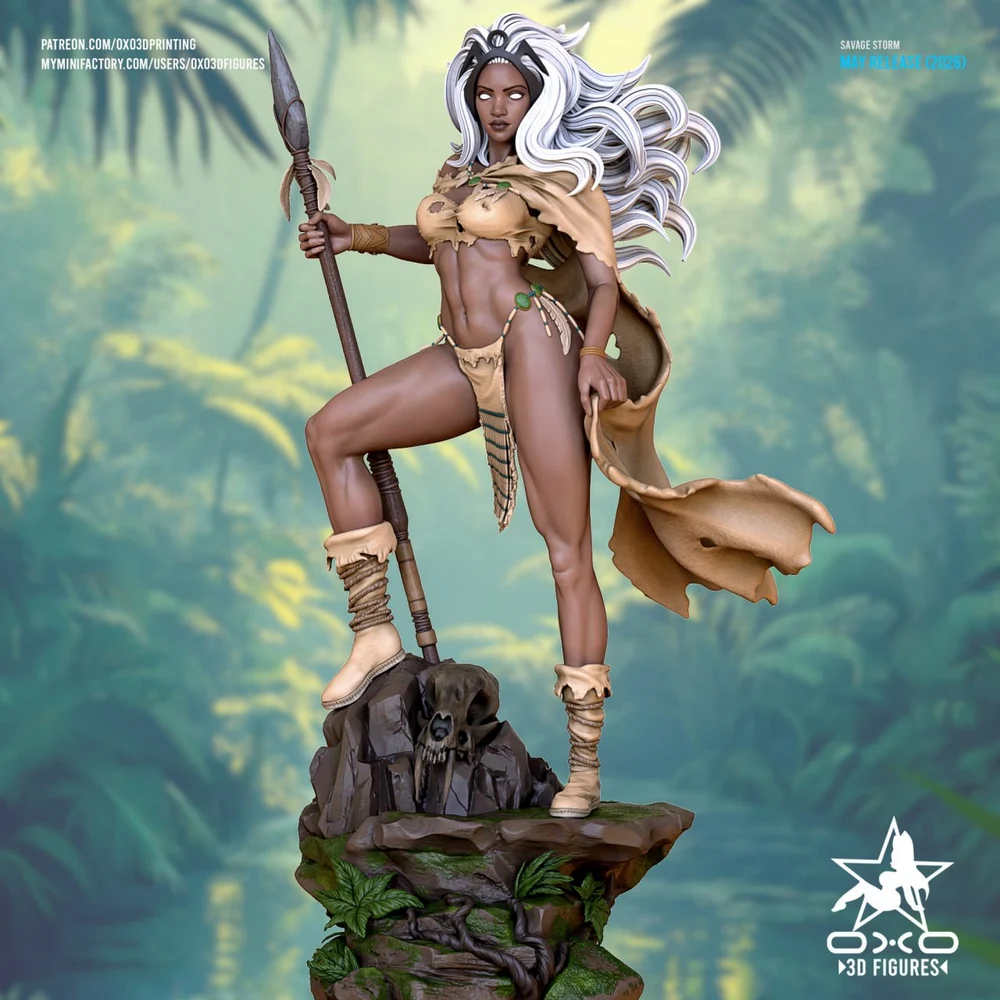 Savage Storm STL render Savage Storm 3D printable STL model