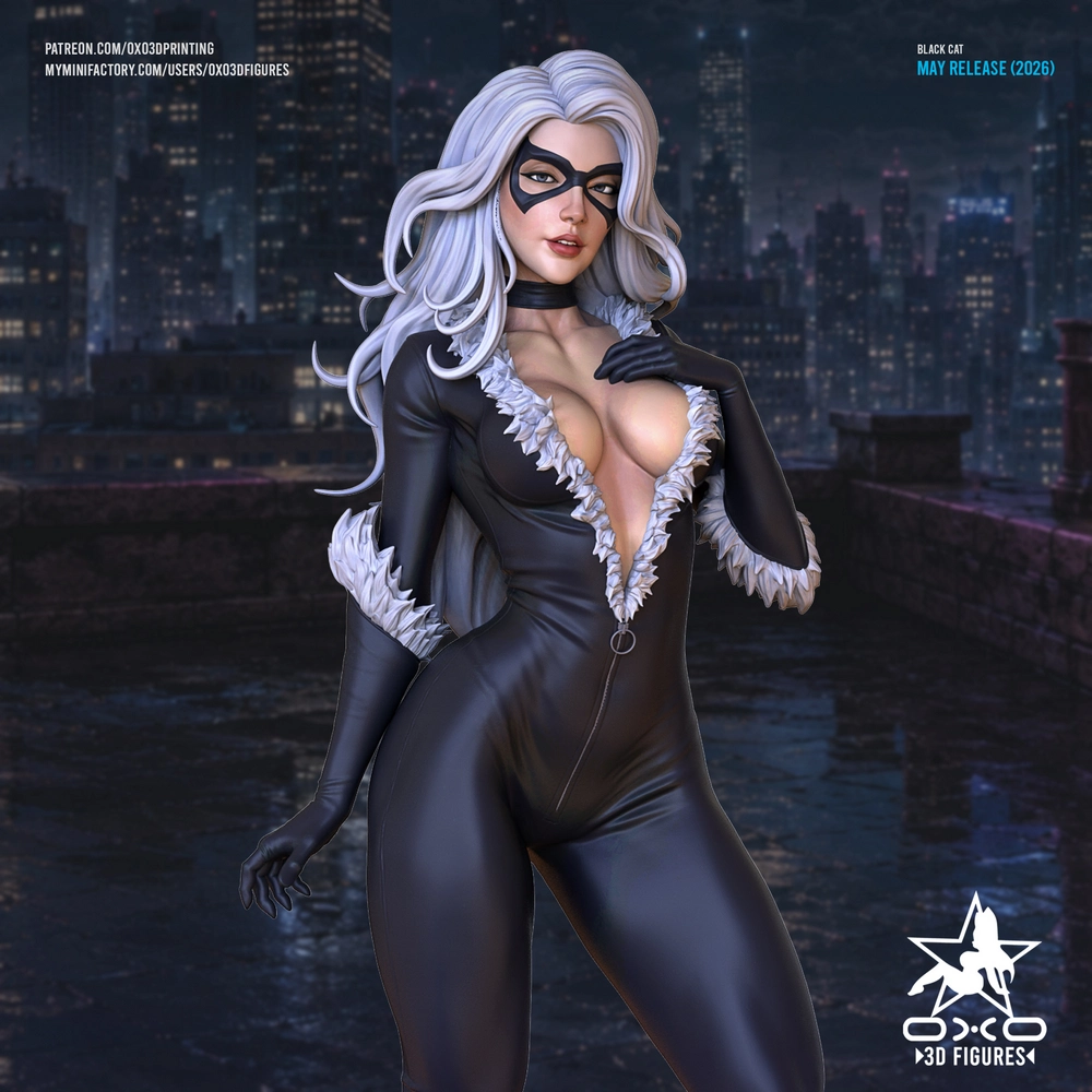 Black Cat — Marvel / Spider-Man 3D printable STL model