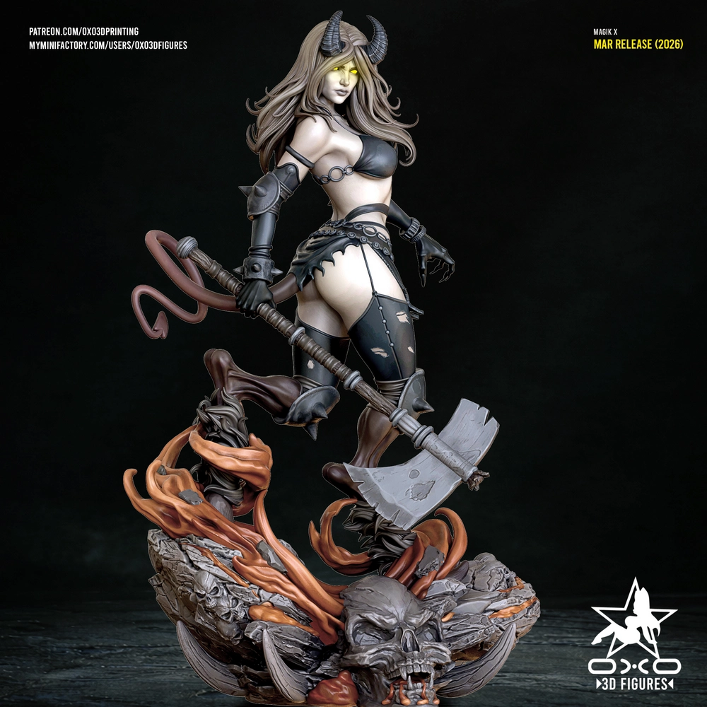 Magik x Infernus — Marvel / X-Men 3D printable STL model