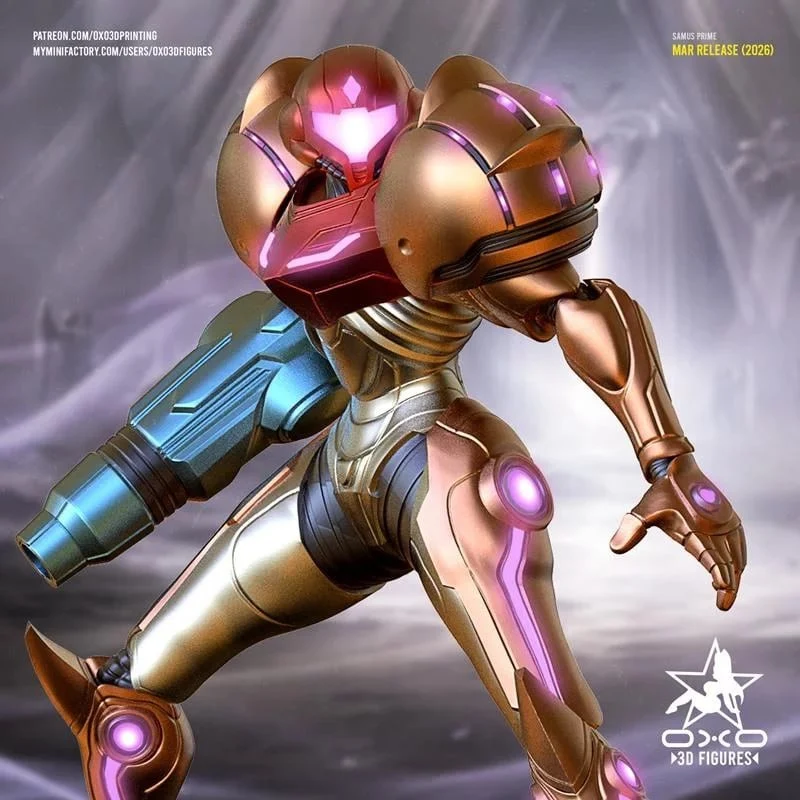 Samus Prime — Metroid 3D printable STL model