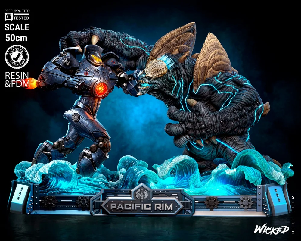 Pacific Rim Diorama — Pacific Rim 3D printable STL model