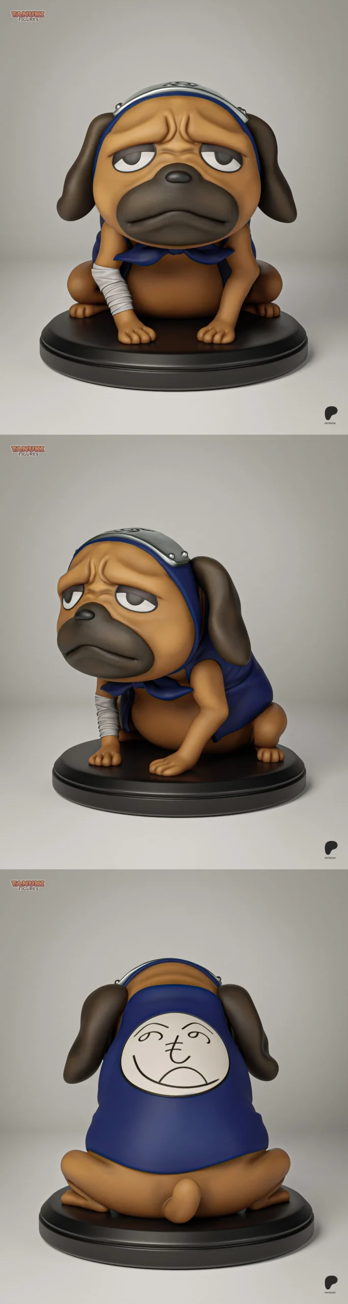Pakkun — Naruto 3D printable STL model