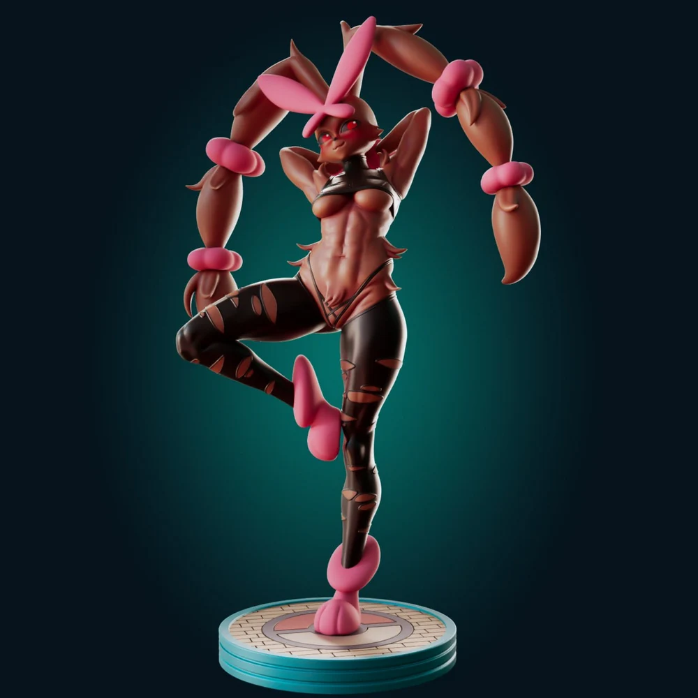 Mega Lopunny — Pokémon 3D printable STL model