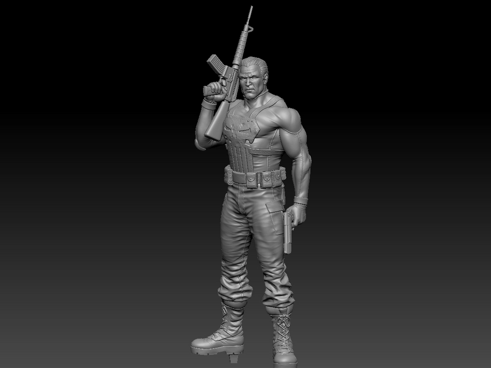 Punisher — Marvel 3D printable STL model